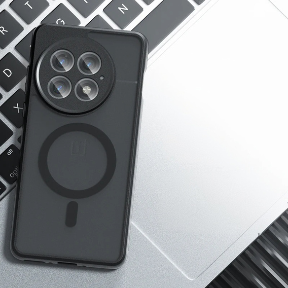 Husă pentru OnePlus 13R, pentru MagSafe, ERBORD Matt Case, negru