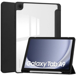 Husă pentru Samsung Galaxy Tab A9, Smartcase Hybrid, cu spațiu pentru stylus, negru