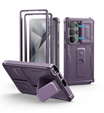 Husă blindată pentru Samsung Galaxy S25 Ultra, Dexnor Full Body (Two Frames), violet