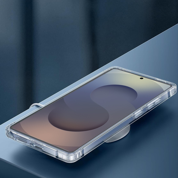 Husă pentru Samsung Galaxy S25 Ultra, Fusion Hybrid Case, pentru MagSafe, transparentă + Sticlă pentru ecran