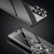 Husa pentru Samsung Galaxy S23 Plus, Magnetic Dual Glass, negru