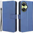 Cu clapetă pentru OnePlus Nord CE 3 Lite 5G, Wallet Smart Magnet, albastru