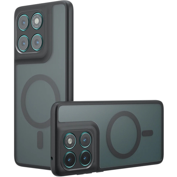 Husă pentru Motorola Edge 60 / 60 Fusion, pentru MagSafe, ERBORD Matt Case, negru