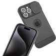 Huse pentru iPhone 15 Pro Max, ERBORD MagProtect Slide Camera, negru