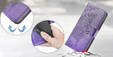 Cu clapetă pentru Xiaomi Redmi 15C 4G/LTE, Butterfly, violet