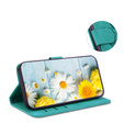 Cu clapetă pentru Oppo A60, Lily Flower, verde