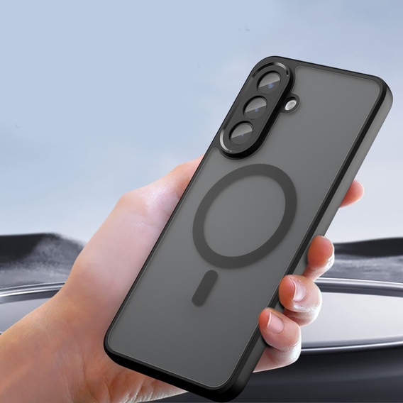 Husă Fusion Hybrid MagSafe pentru Samsung Galaxy A57 5G, negru