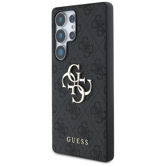 GUESS Huse pentru Samsung Galaxy S25 Ultra, 4G Big Metal Logo, negru