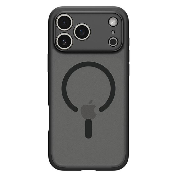 Carcasă Spigen Ultra Hybrid MagSafe pentru iPhone 17 Pro, Frost Black