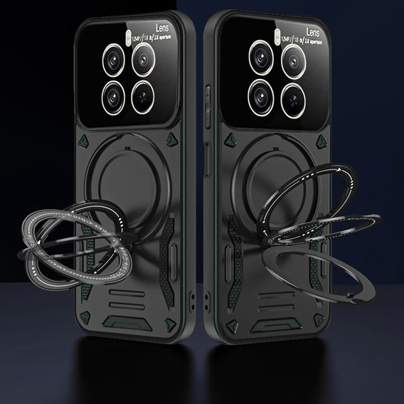 Husă blindată pentru Realme 12 Pro 5G / 12 Pro+ 5G, Magnetic Ring, negru