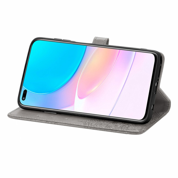 Cu clapetă pentru Huawei nova 8i, Mandala, gri