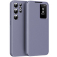 Husă cu clapetă pentru Samsung Galaxy S22 Ultra, Smart View Wallet, violet