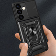 Husă blindată pentru Samsung Galaxy S24, CamShield Slide, negru