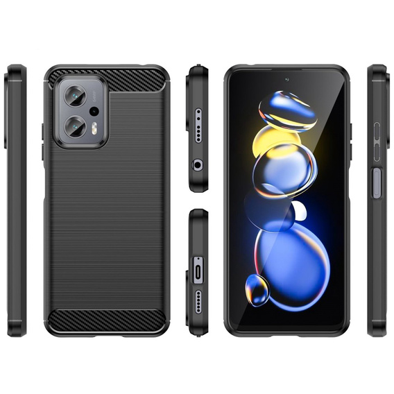 Huse pentru Xiaomi Poco X4 GT 5G, Carbon, negru