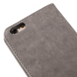 Cu clapetă pentru iPhone 6/6S 4.7, Butterfly, gri