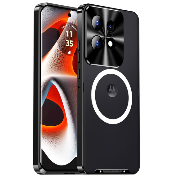 Carcasă de protecție pentru camera foto pentru Motorola Edge 50 Pro 5G, CamShield MagSafe, negru