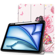 Husă pentru Apple iPad Air 11" 6 gen. 2024 (A2902, Smartcase, girl