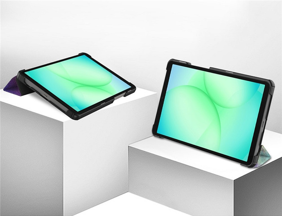 Husă inteligentă cu imprimeu pentru Samsung Galaxy Tab A11/A9