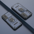 Husă pentru Samsung Galaxy M34, KickStand Camera Lens, albastru