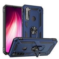 Husă blindată pentru Xiaomi Redmi Note 8T, Nox Case Ring, albastru închis