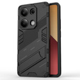 Husa pentru Xiaomi Redmi Note 13 Pro 4G, Military kickstand, negru