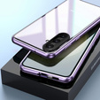 Husa pentru Samsung Galaxy A36, Magnetic Dual Glass, violet