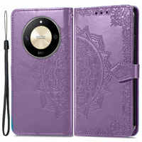 Cu clapetă pentru Honor Magic 6 Lite 5G, Mandala, violet