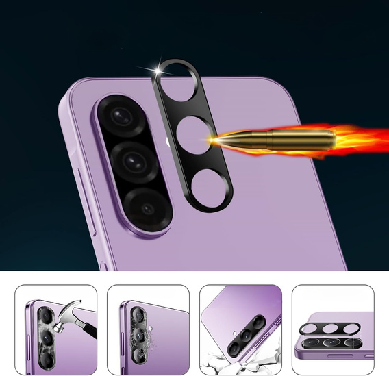 Sticlă temperată pentru camera foto pentru Samsung Galaxy A56 5G, negru
