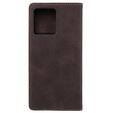 Husă pentru Motorola Edge 40 Neo, ERBORD Vintage, portofel cu clapetă, cafea