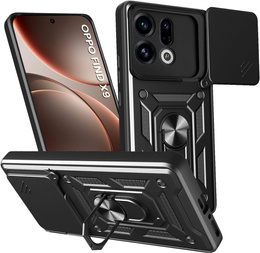 Husă blindată CamShield Slide cu capac pentru cameră și inel pentru Oppo Find X9