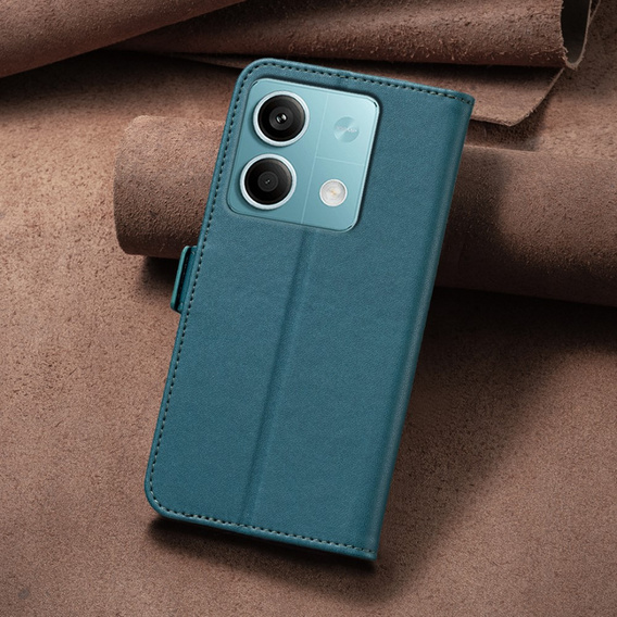 Husa cu clapetă pentru Xiaomi Redmi Note 13 5G, BINFEN Wallet, verde