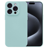 Husa pentru iPhone 15 Pro Max, Silicone Lite, albastru