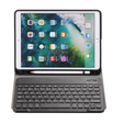 Carcasă + tastatură iPad 7/8/9 10.2 2019/2020/2021, Pen Slot, negru