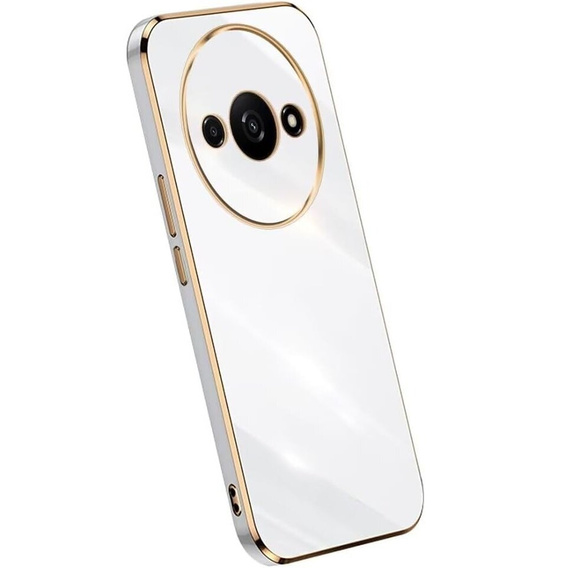 Husă pentru Xiaomi Redmi A3, Glamour CamShield, alb