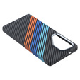 Carcasa pentru Samsung Galaxy S25 Ultra, Carbon Fiber MagSafe, albastru închis