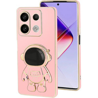 Huse pentru Infinix Note 40 Pro, Astronaut, roz