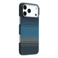 Husă pentru iPhone 17 Pro, fibră aramidică, pentru MagSafe, subțire și ușoară, albastră