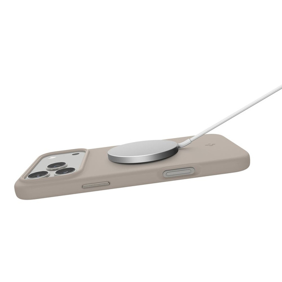 Carcasă Spigen pentru iPhone 17 Pro Max, Silicone Fit MagSafe, Stone