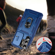 Husă pentru Samsung Galaxy S25 Ultra, KickStand Camera Lens, albastru