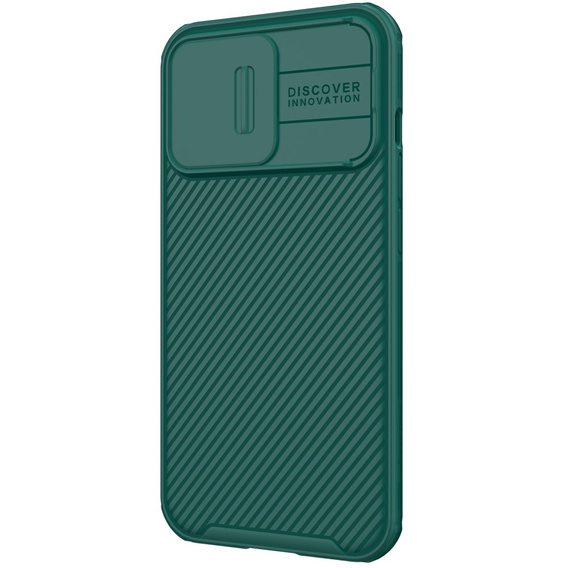 Carcasă blindată Nillkin pentru iPhone 13 Pro, CamShield Pro, albastru