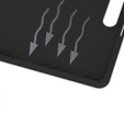 Husă pentru Samsung Galaxy Tab S10+ Plus, Smartcase cu spațiu pentru stylus, negru