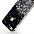 Huse pentru Huawei P10 Lite, Glittery, negru