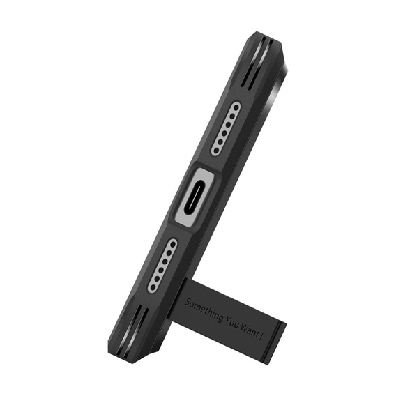 Carcasă Spigen pentru iPhone 17 Pro Max, Tough Armor T Mag MagSafe, negru