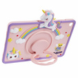 Husă pentru copii pentru Samsung Galaxy Tab A11 Plus / A9 Plus, Cute Patterns, cu suport, roz