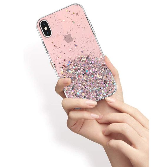 Huse pentru iPhone X/XS, Glittery, roz