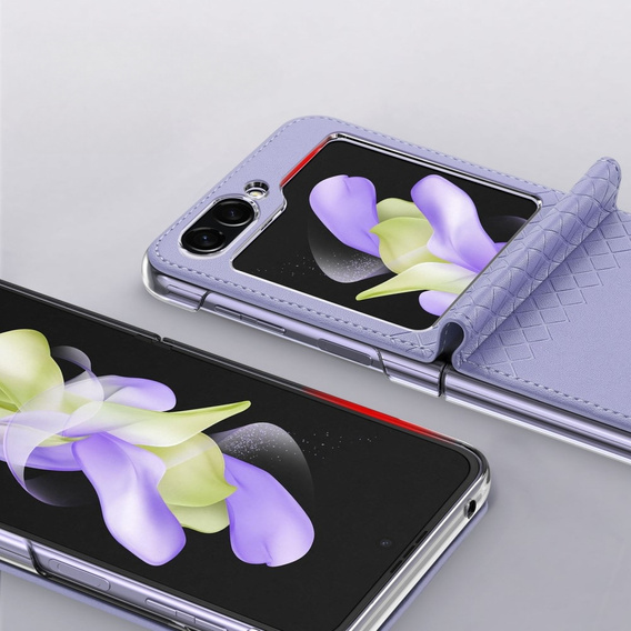 Husă Dux Ducis pentru Samsung Galaxy Z Flip5 5G, Bril, violet
