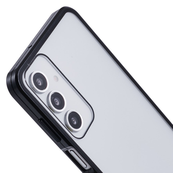 Husa pentru Samsung Galaxy A16, Magnetic Dual Glass, negru