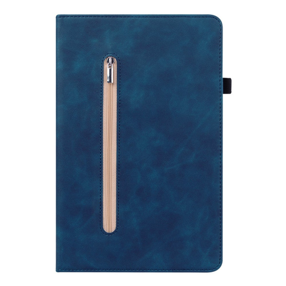 Huse pentru Lenovo Tab P11 Gen 2, Wallet Pen Slot, albastru