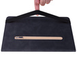 Huse pentru Lenovo Tab P11 Gen 2, Wallet Pen Slot, negru