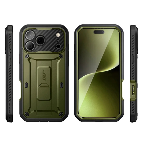 Carcasă Supcase pentru iPhone 17 Pro Max, Unicorn Beetle Pro, Guldan